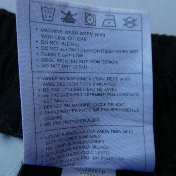 Vintage 90s Nike Black Snap Tear Away Track Pants Stripe White Grey XL 16 - Picture 8 of 9